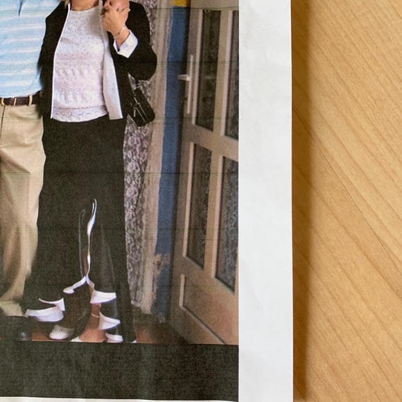 Ruffle trim asymmetrical skirt with jacket - Picture 4 of 8